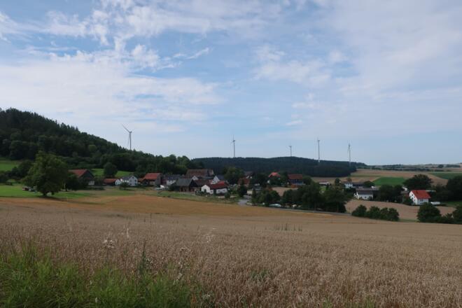 Blick auf Plesten