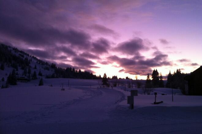 Einzigartiges Farbschauspiel ...
