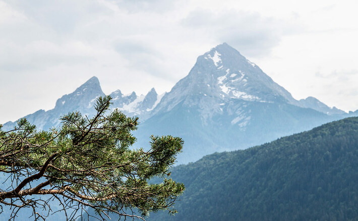 Blick hinüber zum Watzmann