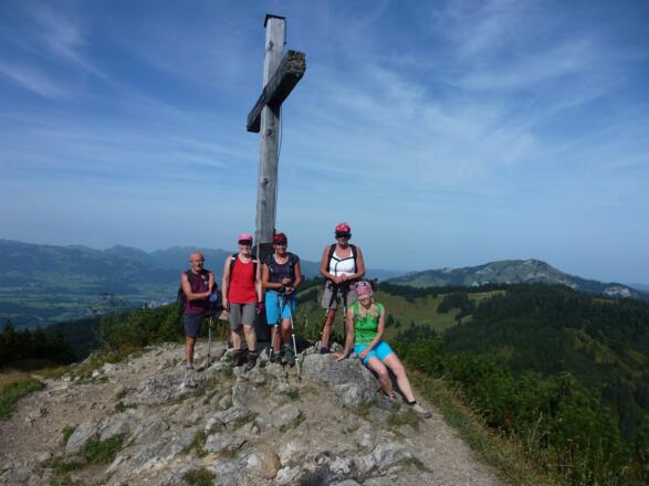 Gipfelrast auf dem Spieser