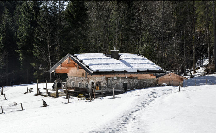 Winter auf der Kugelbachalm