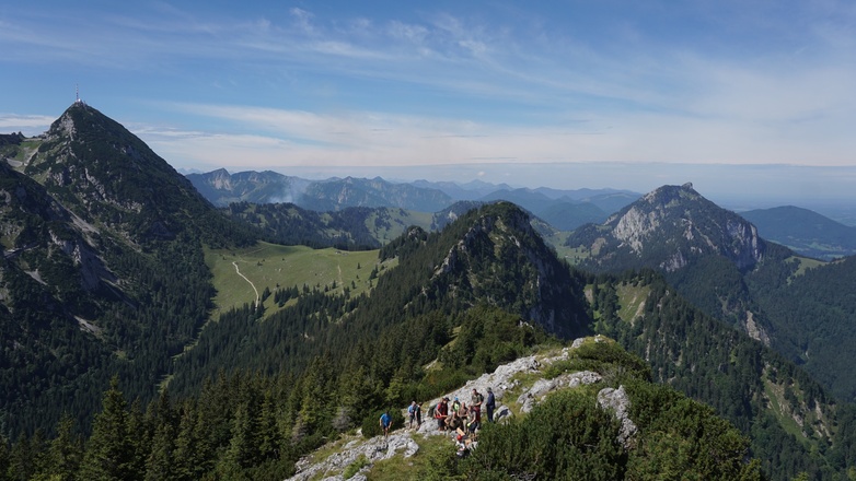 Blick Hochsalwand zum Wendelstein