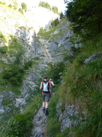 am Ende des Hirschbachtobels