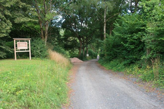 Naturlehrweg Mönchsberg zu Beginn der Tour