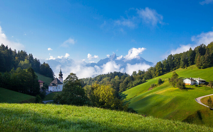 Maria Gern: Wallfahrtskirche in einmaliger Lage