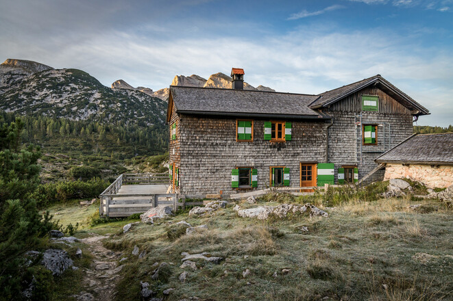 Die Alte Traunsteiner Hütte