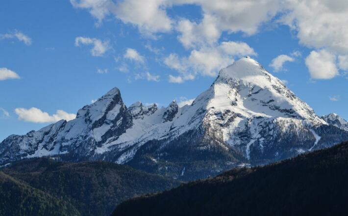 Der Watzmann im Frühling
