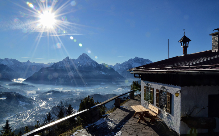 Die Paulshütte hoch über Berchtesgaden