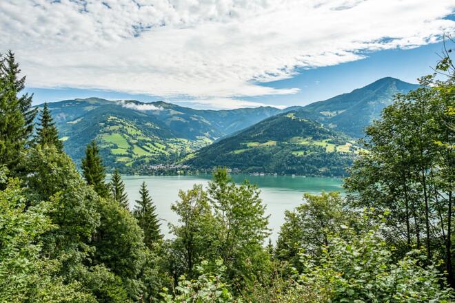 Blick auf den Zeller See