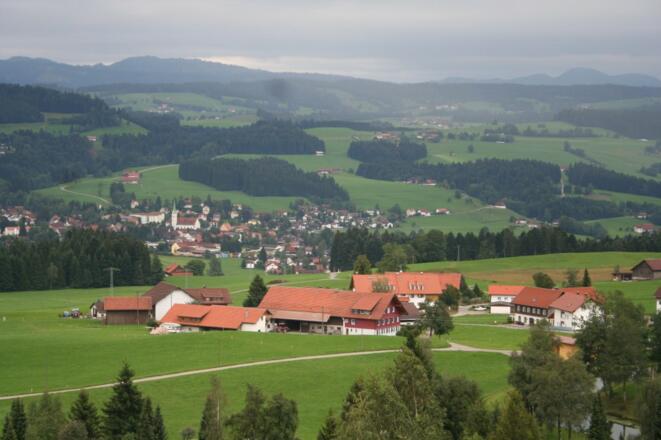 Blick auf unseren Hof