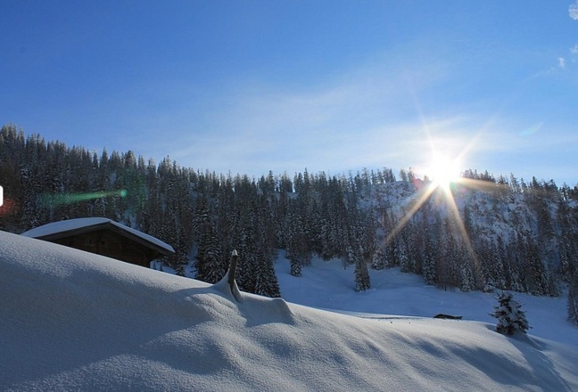 Hochalm im Winter