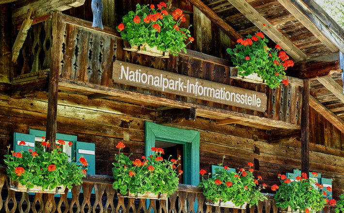 Klausbachhaus: Nationalpark-Infostelle am Hintersee