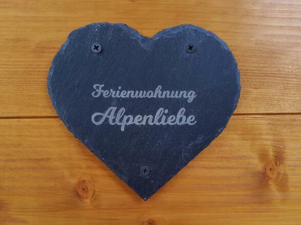 Herzlich willkommen in der Fewo Alpenliebe