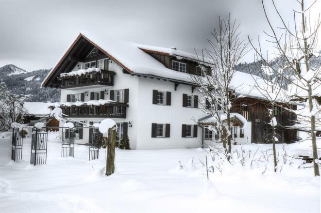 Teif verschneit im Allgäu