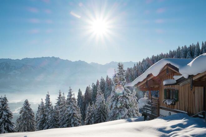 Weltcup-Hütte am Ofterschwanger Horn