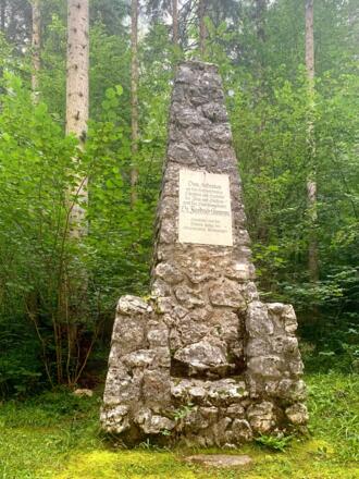 Simony Denkmal im Echerntal in Hallstatt