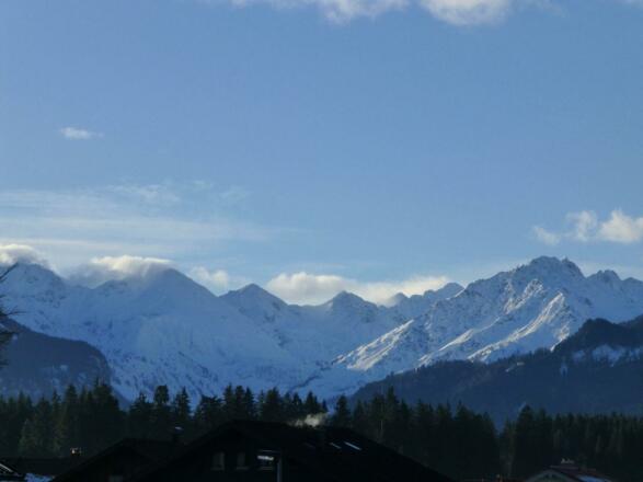 Sicht in die Oberstdorfer Berge