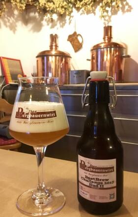 Bergbauernbier im Bergbauernwirt