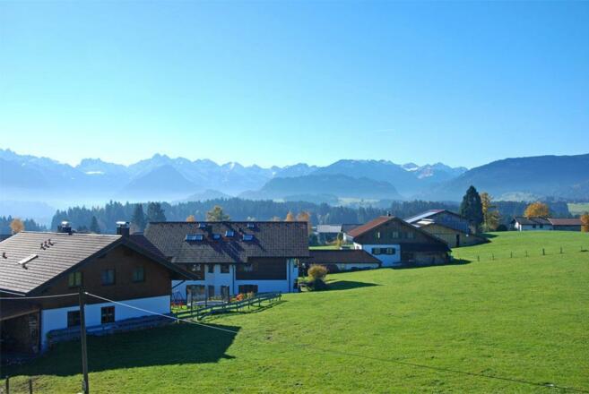 Blick auf die Berge