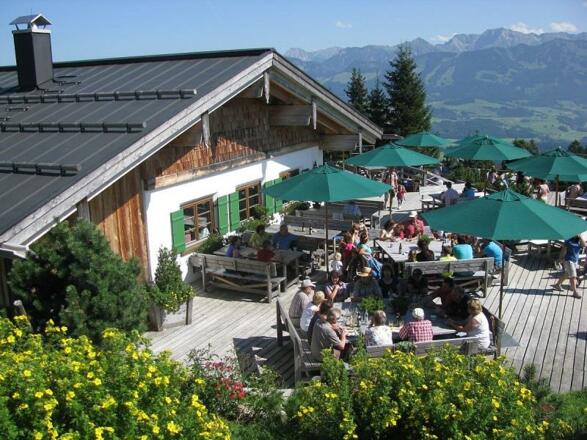 Weltcup-Hütte am Ofterschwanger Horn