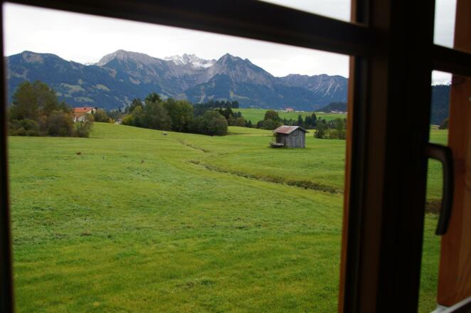 Sicht aus dem Küchenfenster
