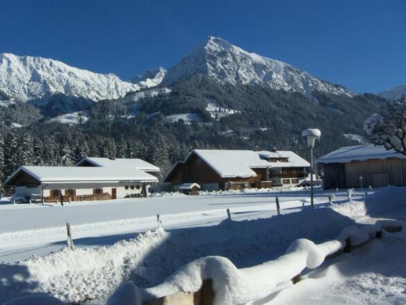 Bergblick von der Terrasse