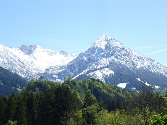 Ausblick vom Balkon Ferienwohnung van der Borg