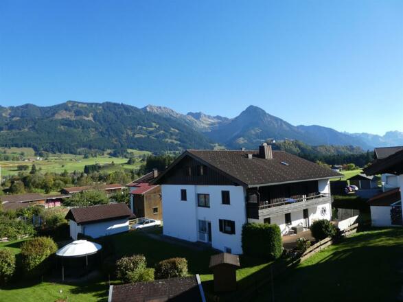 Blick vom Balkon