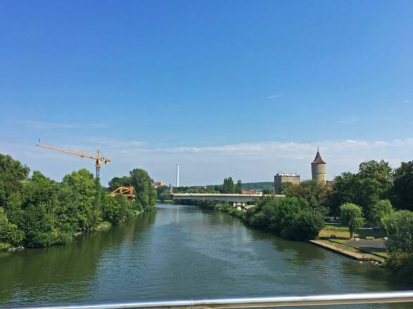 Maintalradweg bei Ochsenfurt