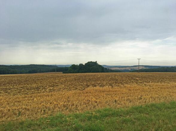 Aussicht mit Regenwolken