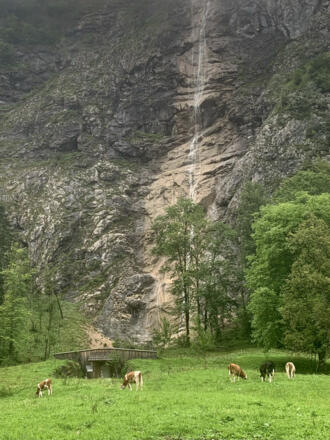 Schleierfall im Echerntal in Hallstatt