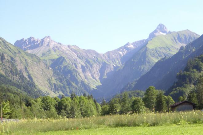 in der Spielmannsau hinter Oberstdorf