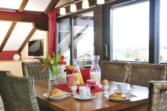 Frühstück mit Panoramabergblick