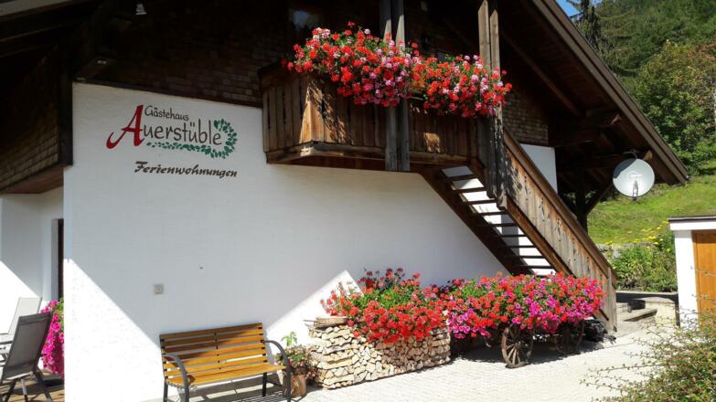 Blumen im Nebengebäude