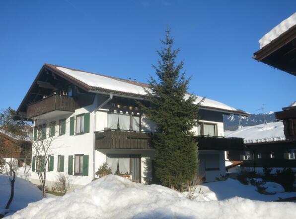 Südwestbalkon: oben, rechts