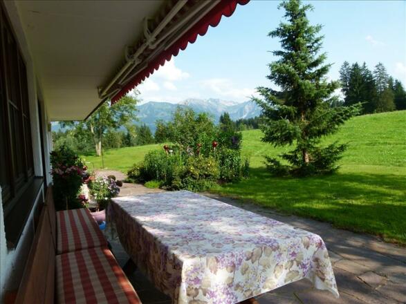 Terrasse im Sommer