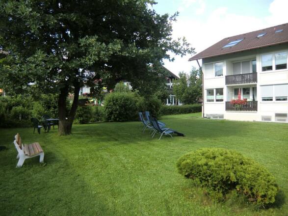 Garten des Allgäuer Ferienhauses