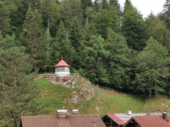 Pavillon Aussicht von Fewo 2