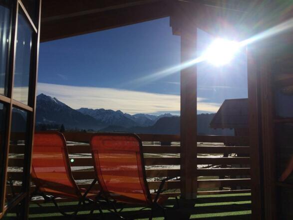 Entspannen mit Bergblick