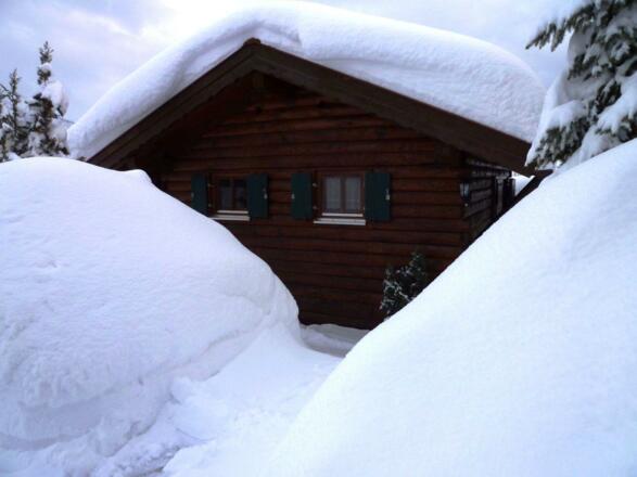 Hüttle im Winter
