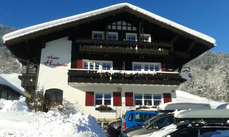 Hausansicht Winter