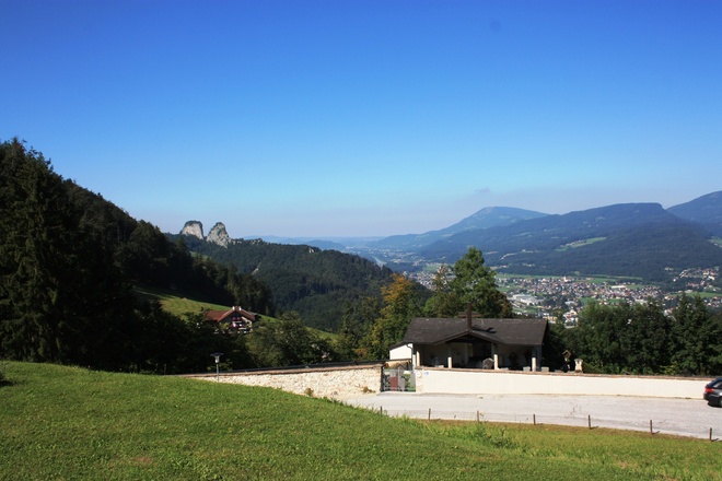 Ausblick am Friedhof Bad Dürrnberg