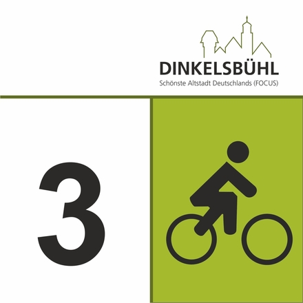 Diese Radtour ist mit Nr. 3 gekennzeichnet