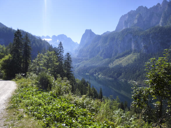Gosausee und Gosaugletscher am Dachstein. Z13