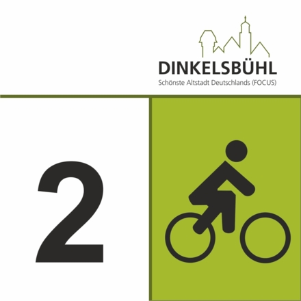Diese Radtour ist mit Nr. 2 gekennzeichnet