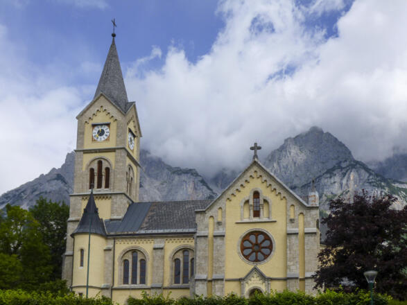 Evangelische Kirche in Ramsau am Dachstein. Z14
