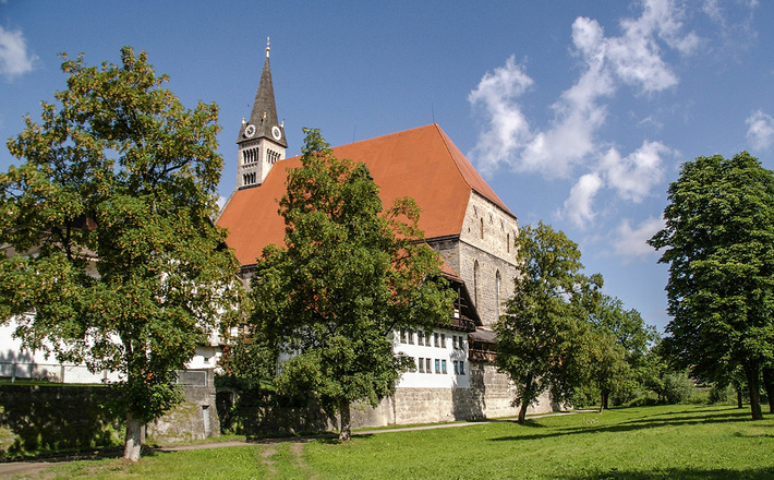 Die Stiftskirche Maria Himmelfahrt in Laufen
