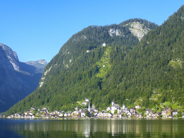 Hallstatt mit Salzberg. Z11