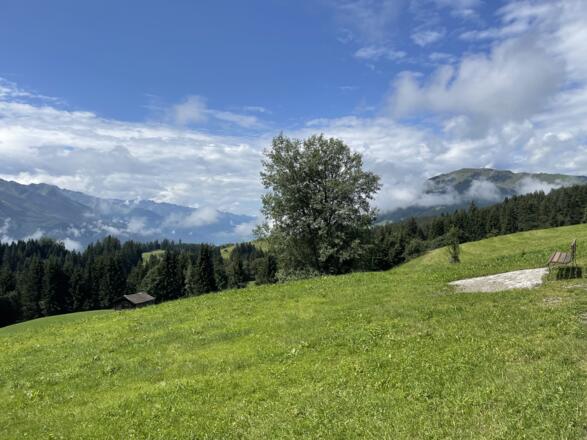 Auffahrt über den Mittersiller Sonnberg