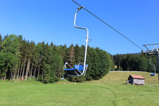 Samerberg Hochriesbahn Sessellift